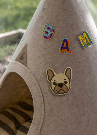 Nooee Pet Dog & Cat Face Patch – Decorative Self-Adhesive Patch (Choose Your Breed)