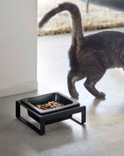 Single Pet Food Bowl - Steel + Ceramic