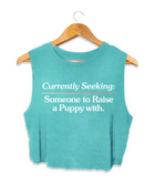 Currently Seeking Crop Top | Gift for Dog Lovers
