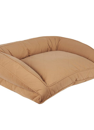 Quilted Microfiber Bolster Dog Bed