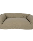Quilted Microfiber Bolster Dog Bed