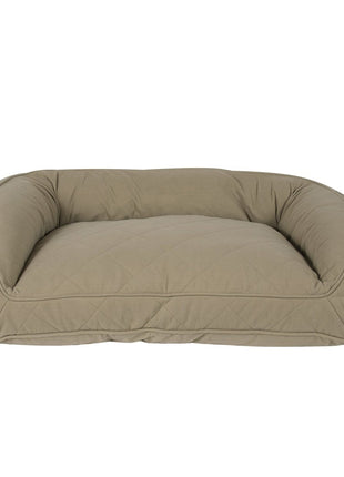 Quilted Microfiber Bolster Dog Bed