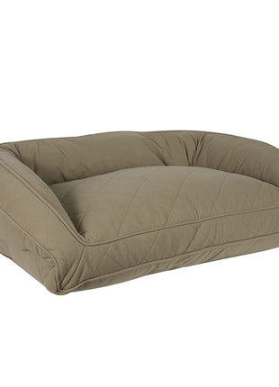 Quilted Microfiber Bolster Dog Bed