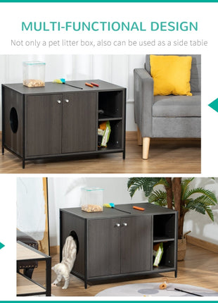 Hidden Cat Litter Box Enclosure