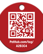 PetHub QR Pet ID Tag – Classic Aluminum - Pup List