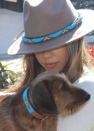 Blue Vogue Sambboho dog collar