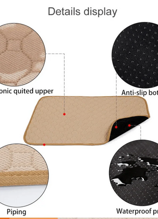 Reusable Dog Pee Pads Puppy Waterproof Mat For Pets - Washable Training Pads