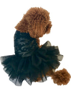 Rocker Appliqué Mesh Fufu Tutu, Black