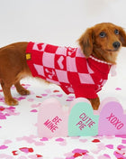 Roll Neck Dog Knitted Love Sweater - Pup List