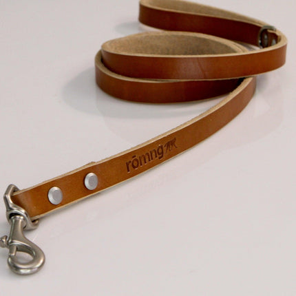 48" Genuine Leather Dog Leashes - Made in USA