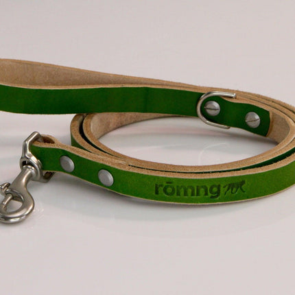 48" Genuine Leather Dog Leashes - Made in USA