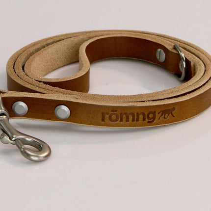 48" Genuine Leather Dog Leashes - Made in USA