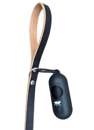 bamboo poop bag dispenser + compostable roll