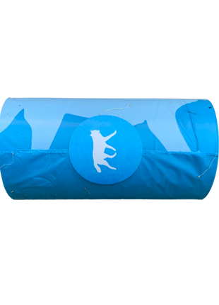 bio-based dog poop bags + bamboo dispenser