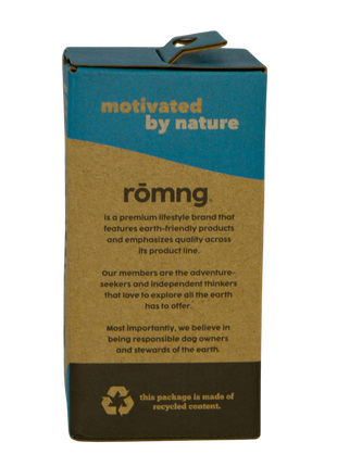 bio-based dog poop bags + bamboo dispenser