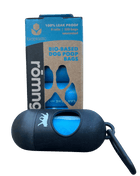 bio-based dog poop bags + bamboo dispenser