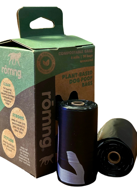 compostable plant-based dog poop bags