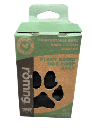 compostable plant-based dog poop bags
