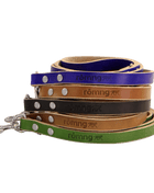 handmade leather dog leash