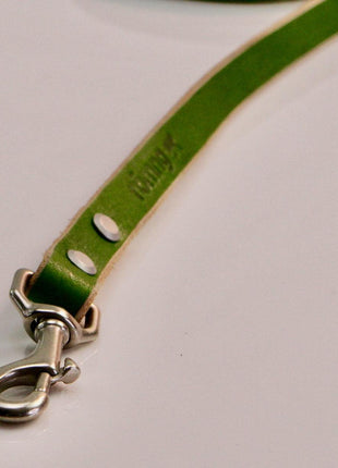 handmade leather dog leash