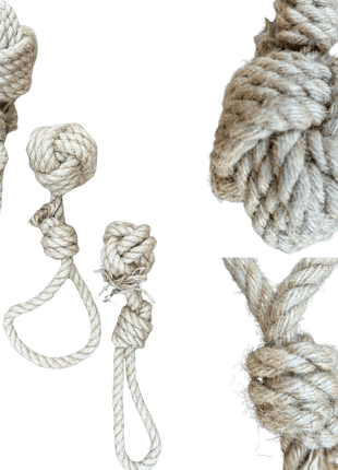 hemp rope dog tug toy