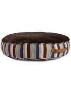 Round Stripe Pet Bed with Fur - Pup List