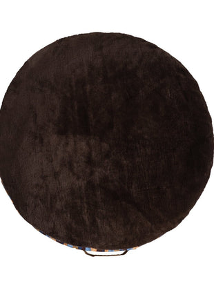 Round Stripe Pet Bed with Fur - Pup List