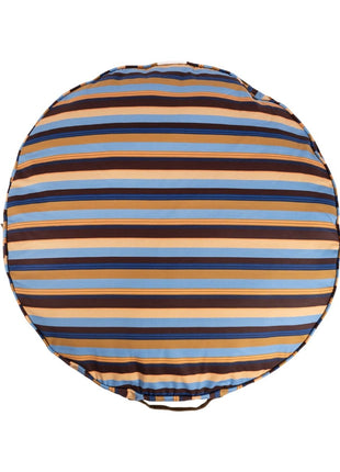 Round Stripe Pet Bed with Fur - Pup List
