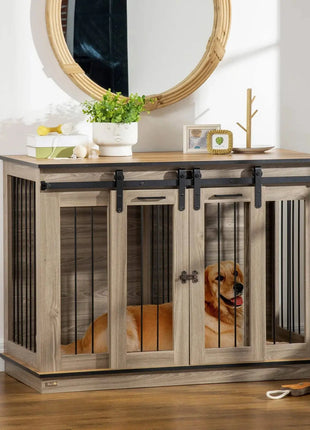 47.2" Conner Large Dog Crate Furniture