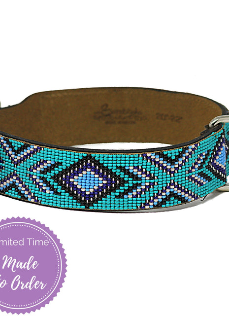 Saint Tropez Sambboho dog collar (with center D-ring)