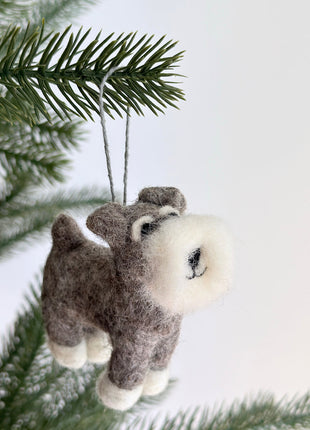 Schnauzer Dog Ornament