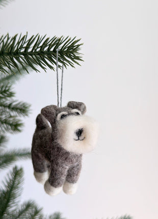 Schnauzer Dog Ornament