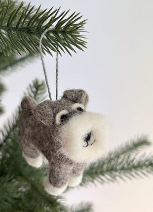 Schnauzer Dog Ornament