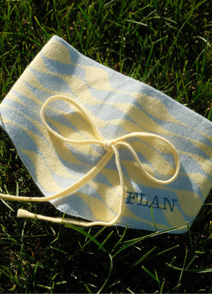 Seaside Swirl Cotton Knitted Dog Bandana - Pup List