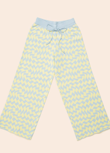 Seaside Swirl Cotton Wide Legs Lounge Pant - Pup List