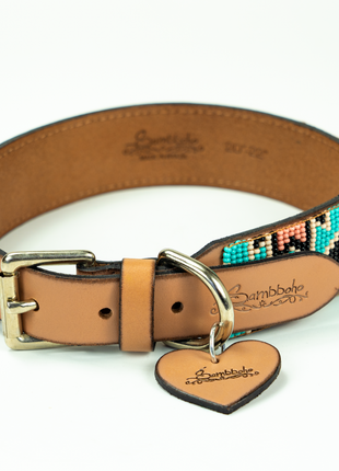 Santorini Sambboho dog collar (made to order)