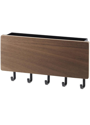 Magnetic Key Rack - Steel + Wood