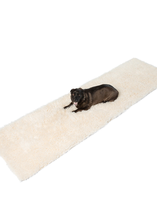 PupProtector™ Luxe Waterproof Bed Runner - Plush Sheep Ivory