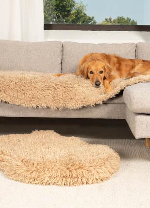 PupProtector™ Luxe Waterproof Bed Runner - Plush Sheep Tan