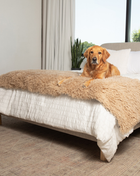 PupProtector™ Luxe Waterproof Bed Runner - Plush Sheep Tan