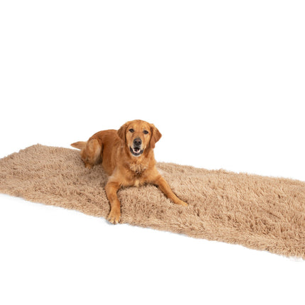 PupProtector™ Luxe Waterproof Bed Runner - Plush Sheep Tan