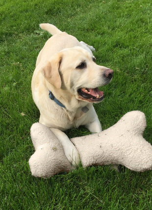 Sherpa Bone Pillow - Pup List