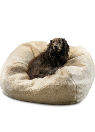 Sherpa Puff Ball Pet Bed