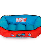 Pet Bed - Marvel Captain America Blue Black Red