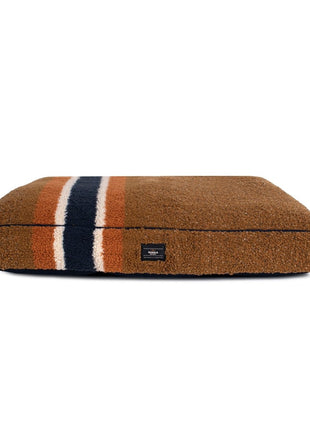 Shinola Brand Stripe Berber Napper Dog Bed