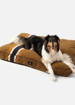 Shinola Brand Stripe Berber Napper Dog Bed - Pup List