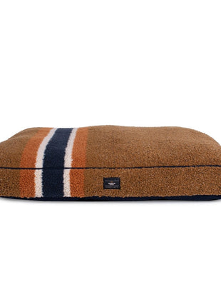 Shinola Brand Stripe Berber Napper Dog Bed