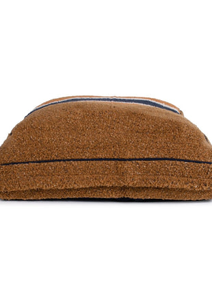 Shinola Brand Stripe Berber Napper Dog Bed