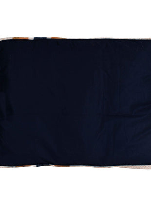 Shinola Brand Stripe Napper Pillow Berber Dog Bed Oatmeal