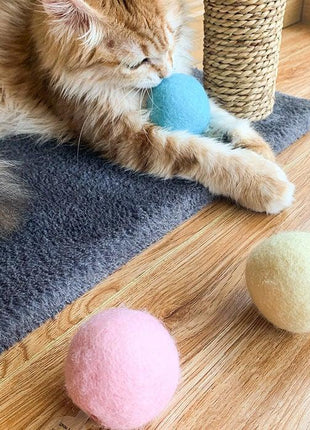 Smart Cat Ball Catnip Interactive Chirping Balls for Cat Exercise